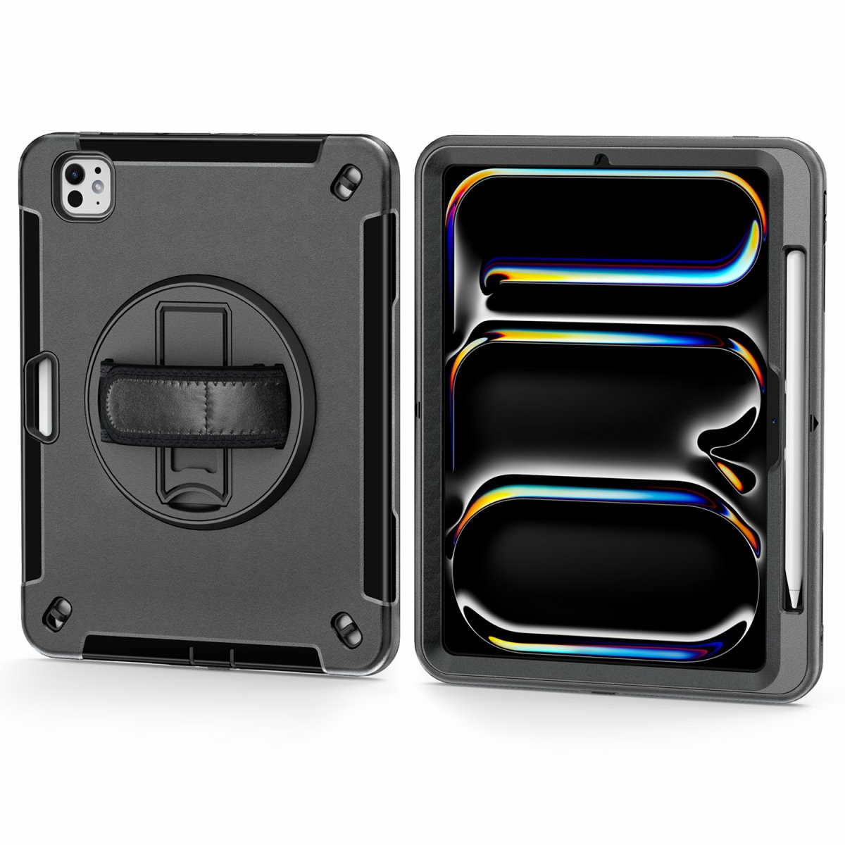 Aksesorë për tablet 4smarts Rugged Case Grip for Apple iPad Pro 11" (M4.2024) – Zezë - Figura 2
