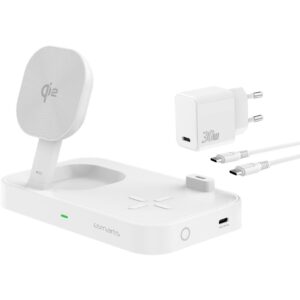 Karikues 4smarts / QI2 Wireless Charging Station / Trident - Bardhë