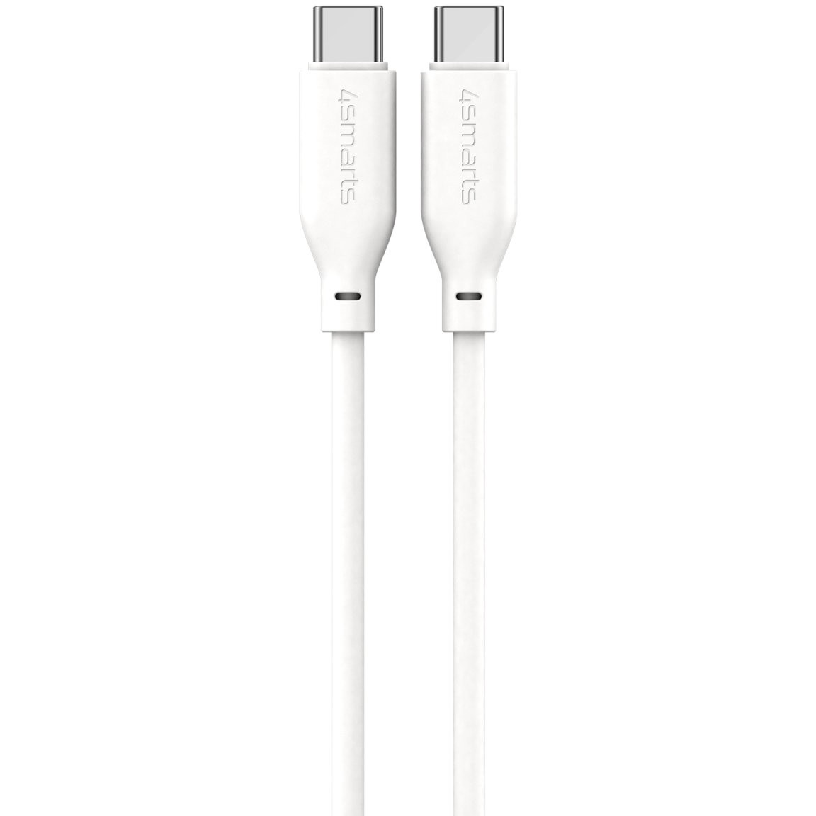 Kabllo 4smarts / USB-C to USB-C Silicone Cable / High Flex / 60W / 1.5m - Bardhë - Figura 2