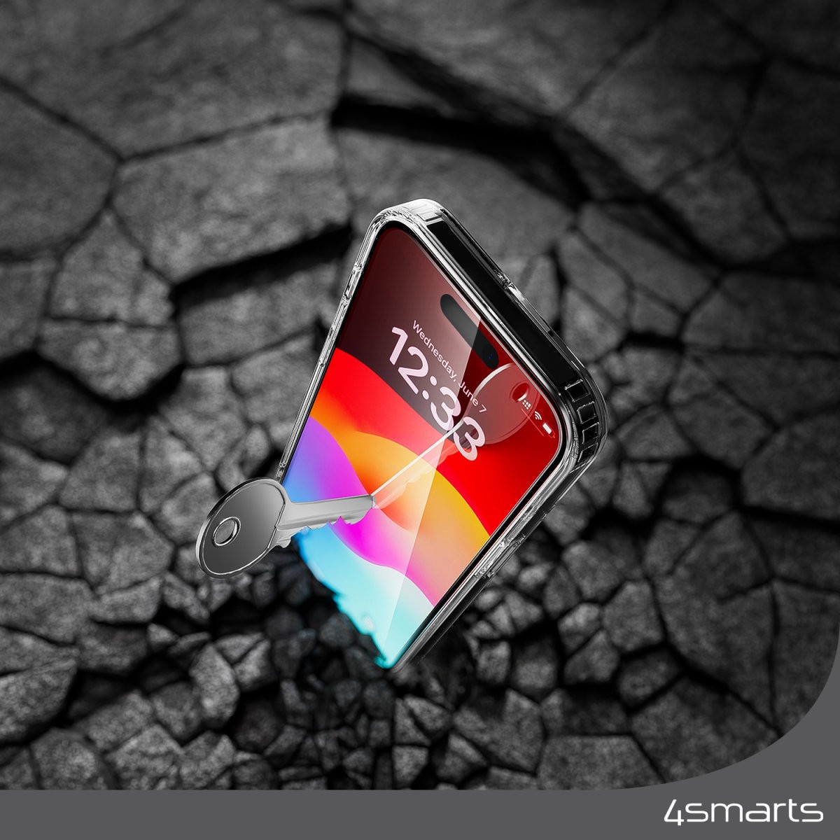 Aksesorë për telefon 4smarts / 360 Protection Set / Apple iPhone 15 Plus - Trasnsparente - Figura 4