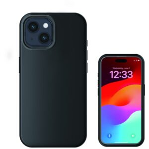 Aksesorë për telefon 4smarts / Silicone Case / Apple iPhone 15 Plus - Zezë