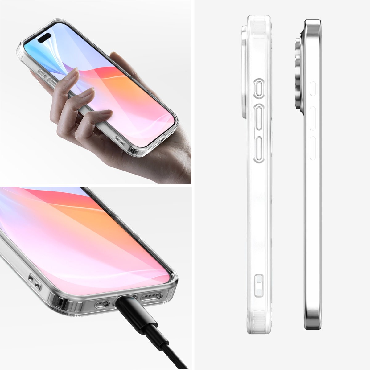 Aksesorë për telefon 4smarts / 360 Premium Protection Set / iPhone 16 Pro Max - Transparente - Figura 5