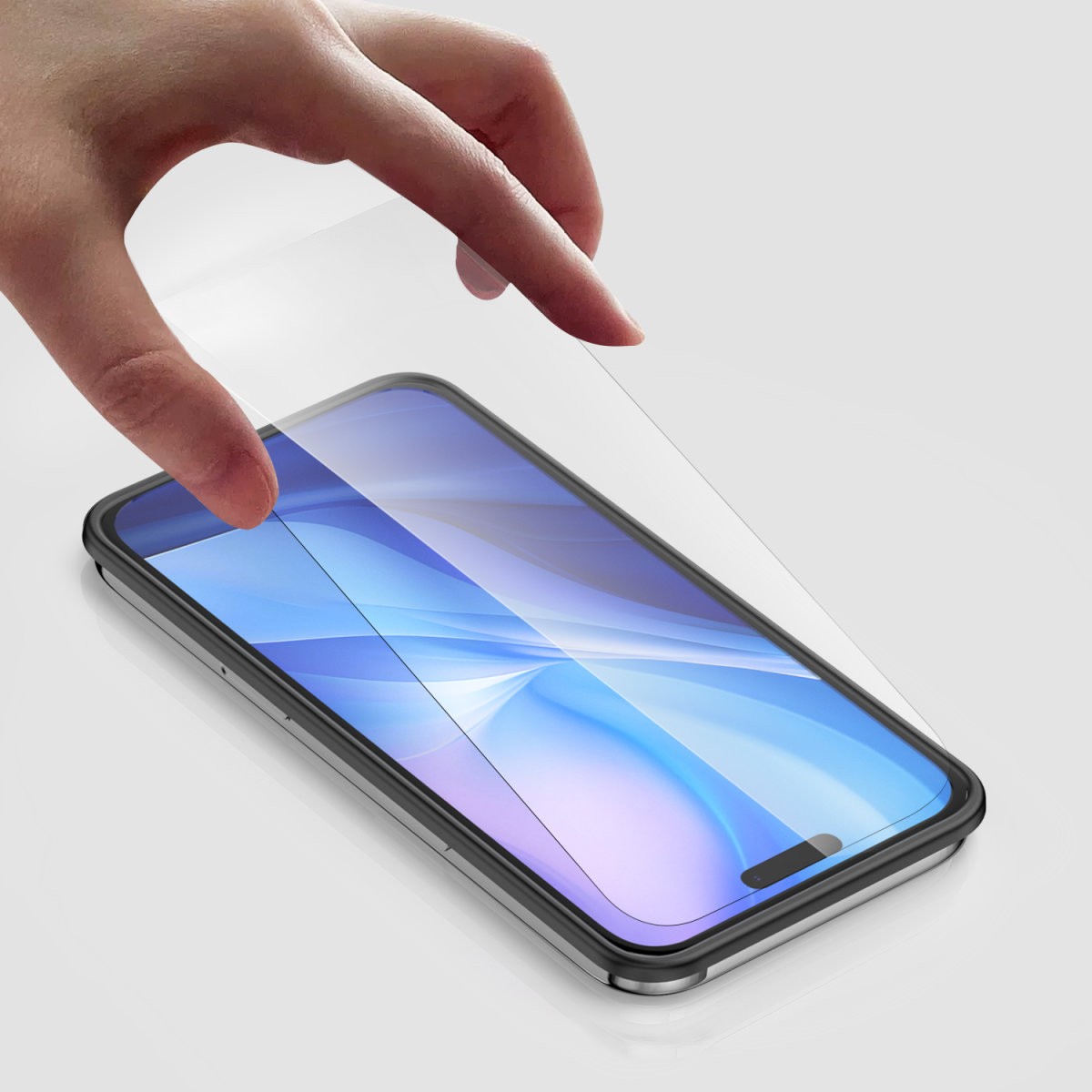 Aksesorë për telefon 4smarts / Second Glass Screen Protector / Mounting Frame / iPhone 16 Pro - Figura 4
