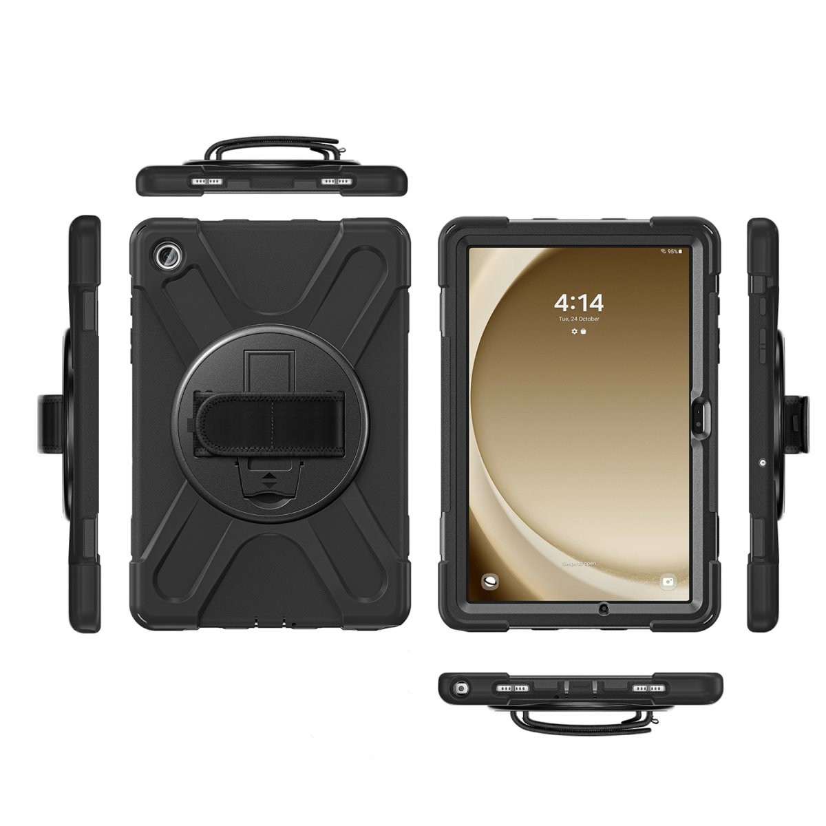 Aksesorë për tablet 4smarts Rugged Case Grip for Samsung Galaxy 11" Tab A9+ – Zezë - Figura 4