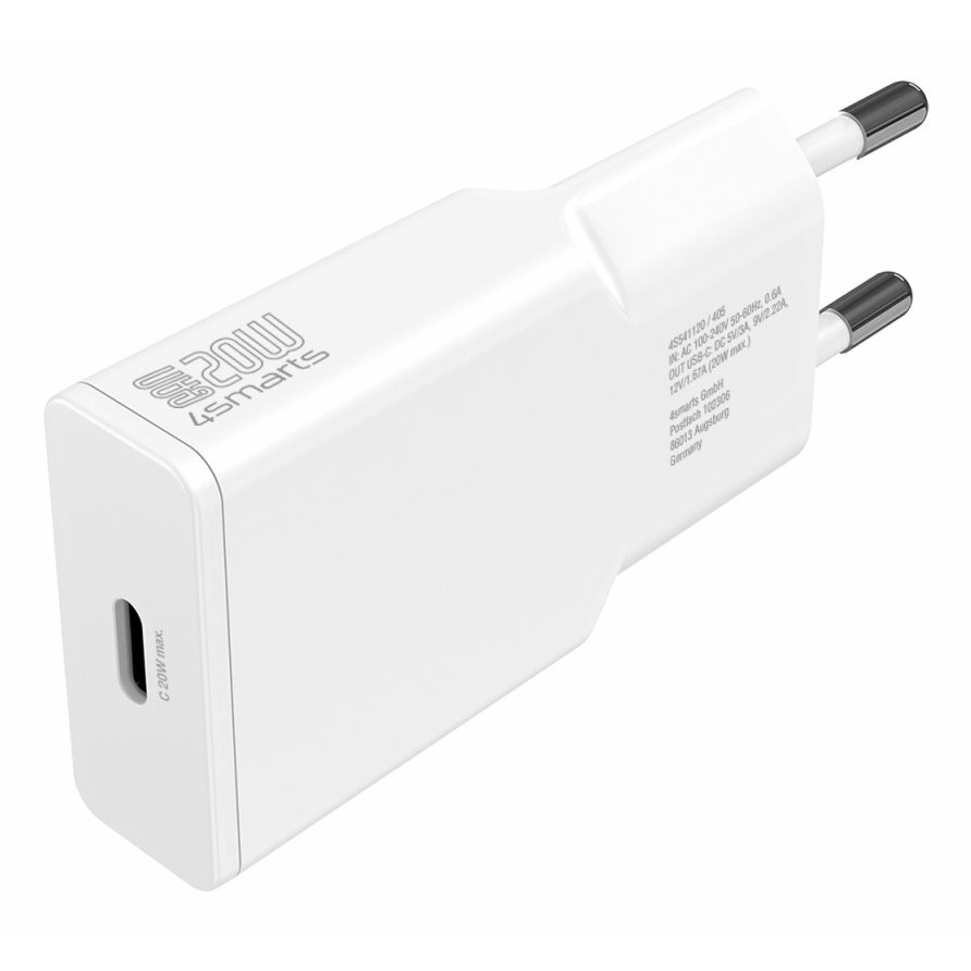 Adapter 4smarts / PDPlug Slim Charger Set / 20W / GaN / USB-C to Lightning Cable - Figura 3