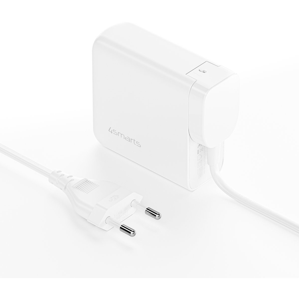 Adapter 4smarts GaN Flex Pro Charger / 100W / 3× USB-C + 1× USB-A / Travel Edition - Bardhë - Figura 4
