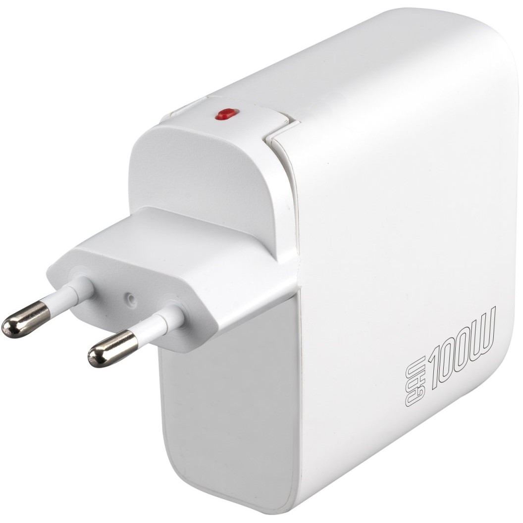 Adapter 4smarts GaN Flex Pro Charger / 100W / 3× USB-C + 1× USB-A / Travel Edition - Bardhë - Figura 5