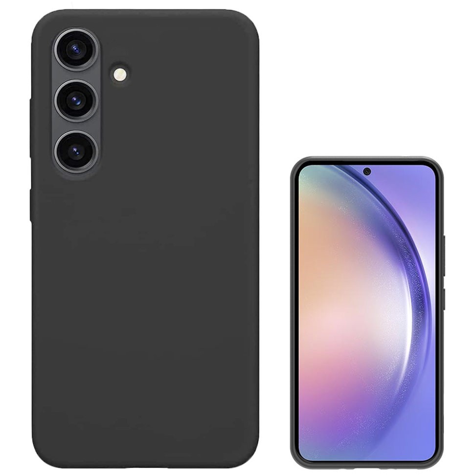 Mbrojtëse 4smarts Silicone Cupertino për Samsung Galaxy A56, e zezë