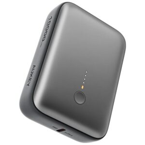 Powerbank Aukey / Spark Mini Power Bank / 10000mAh / 20W / USB-C + USB-A - Gri