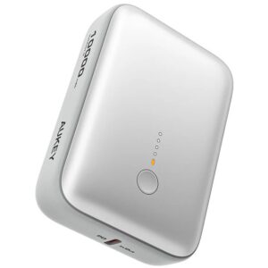 Powerbank Aukey / Spark Mini Power Bank / 10000mAh / 20W / USB-C + USB-A - Bardhë