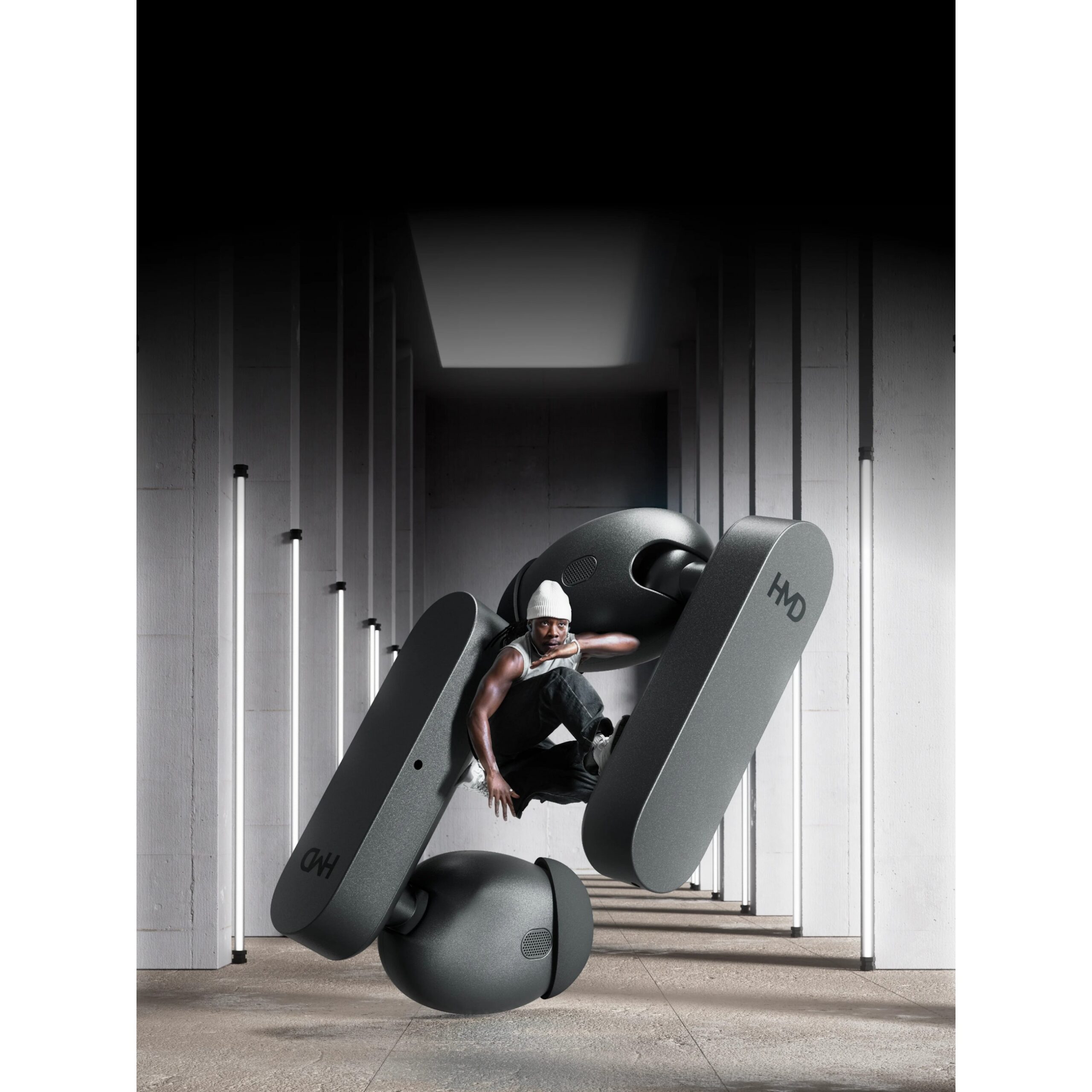 Kufje HMD Amped Buds, të zeza - Figura 4