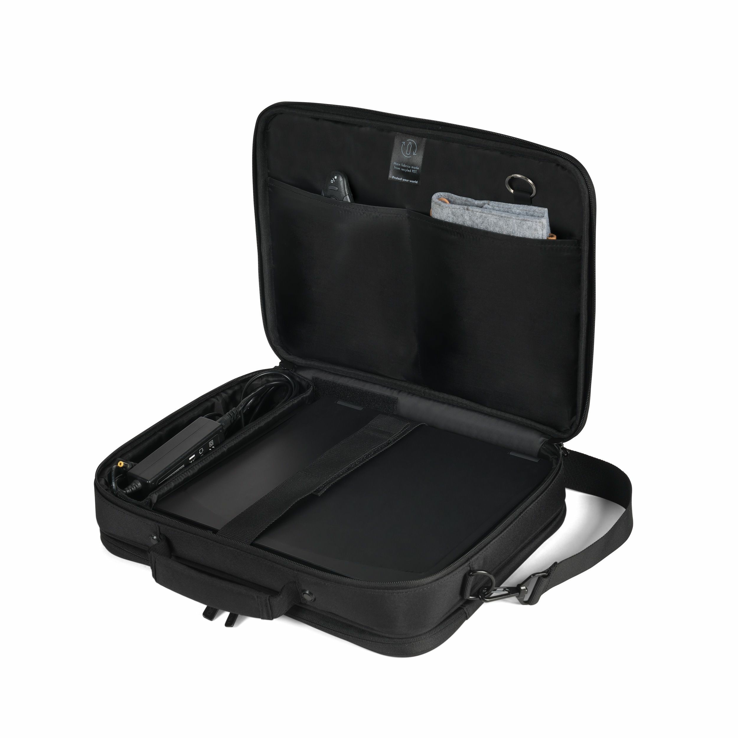 Çantë për Laptop Dicota Multi Eco CORE Clamshell / 15-17.3 inch / e zezë - Figura 3