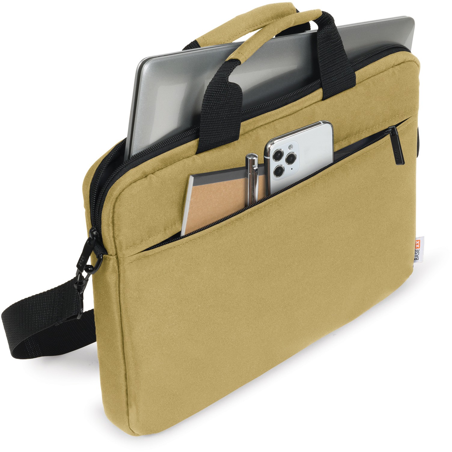 Çantë për Laptop Dicota BASE XX Slim Case / 13-14.1 inch / Camel Brown - Figura 4