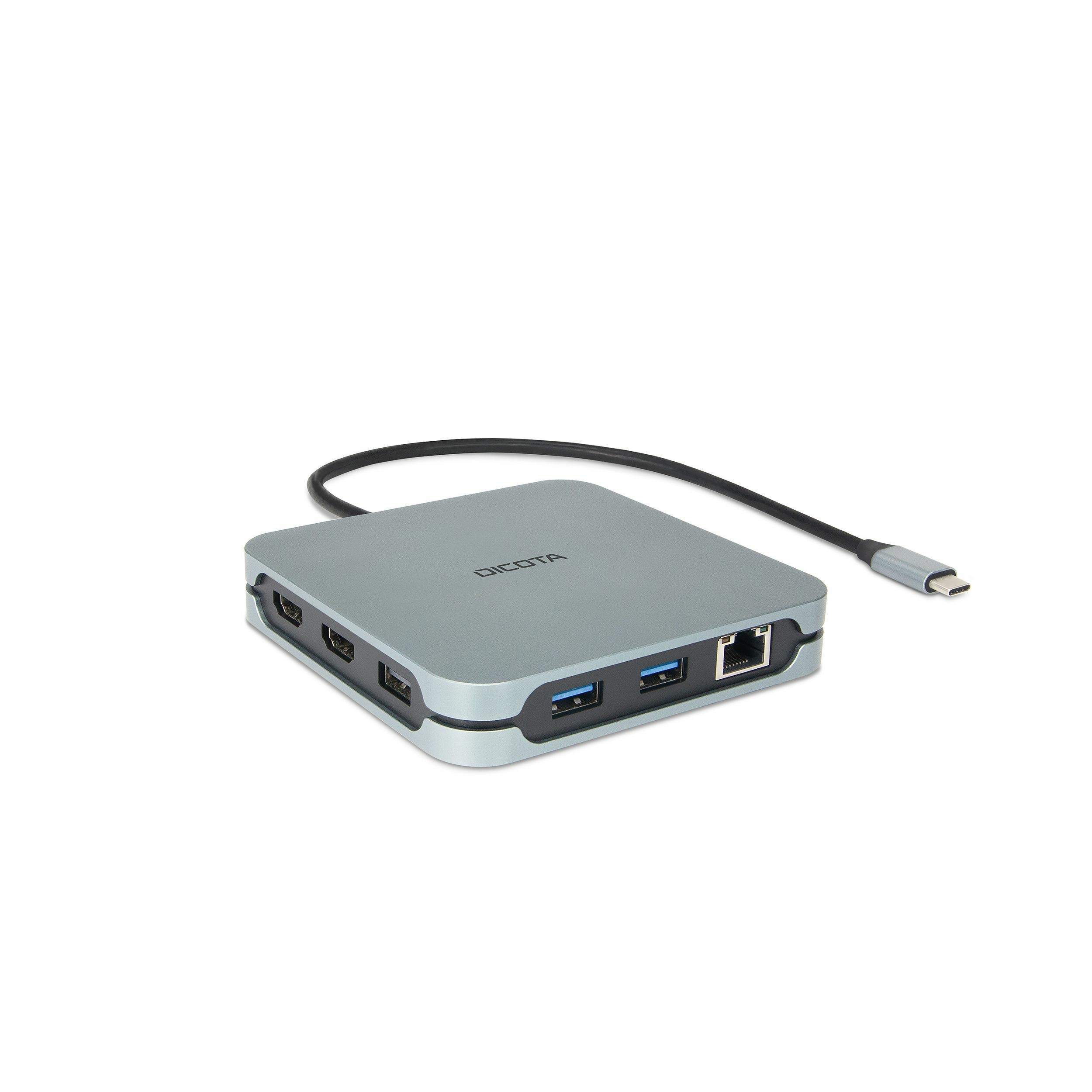 Docking Station Dicota USB-C / 10-in-1 / HDMI / LAN / USB / SD & TF / Audio / PD - Argjend