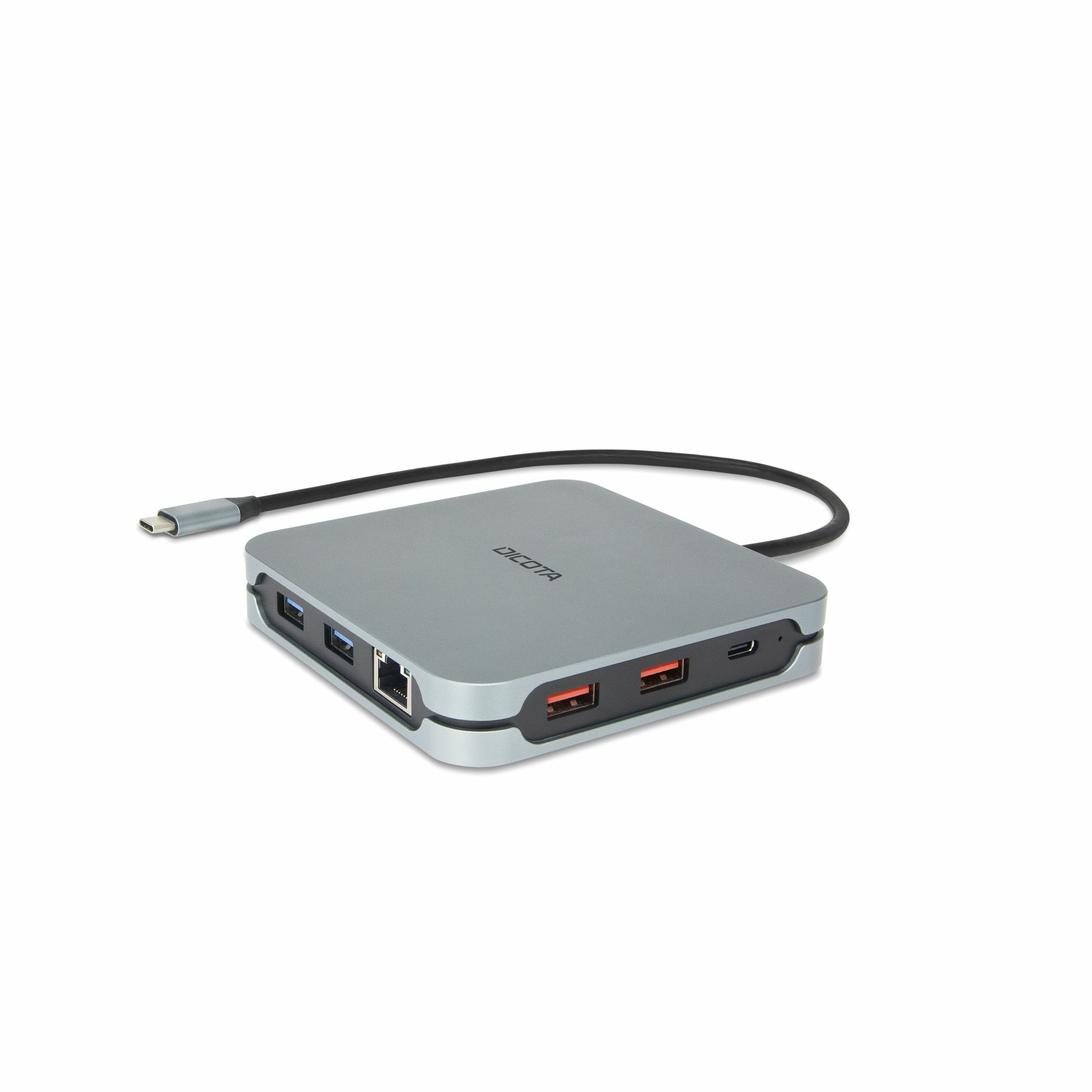 Docking Station Dicota USB-C / 10-in-1 / HDMI / LAN / USB / SD & TF / Audio / PD - Argjend - Figura 2