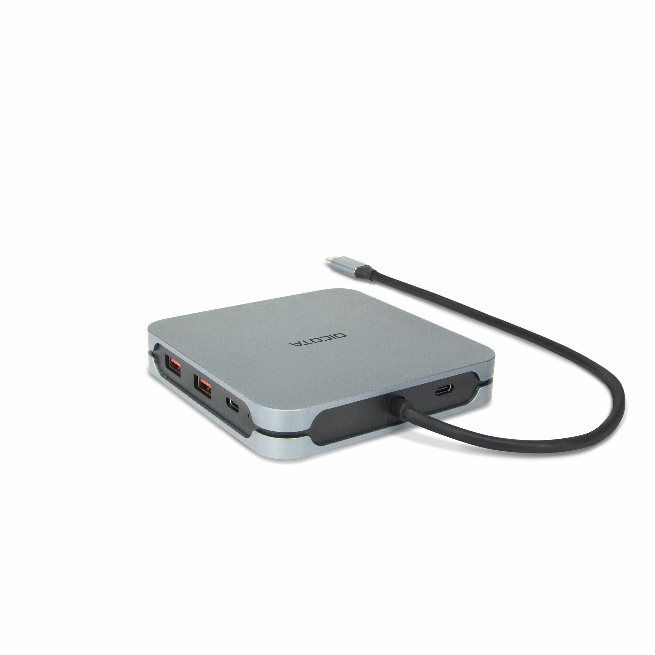 Docking Station Dicota USB-C / 10-in-1 / HDMI / LAN / USB / SD & TF / Audio / PD - Argjend - Figura 5