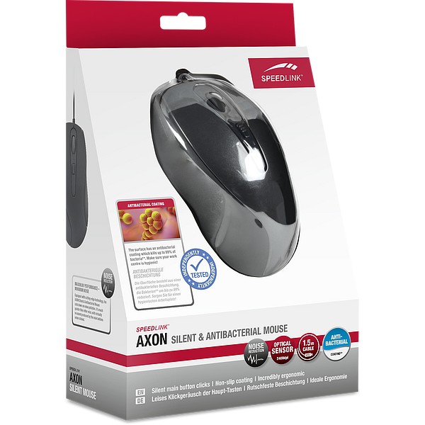 Speedlink Maus AXON, antibakterial, USB, i zi - Figura 3