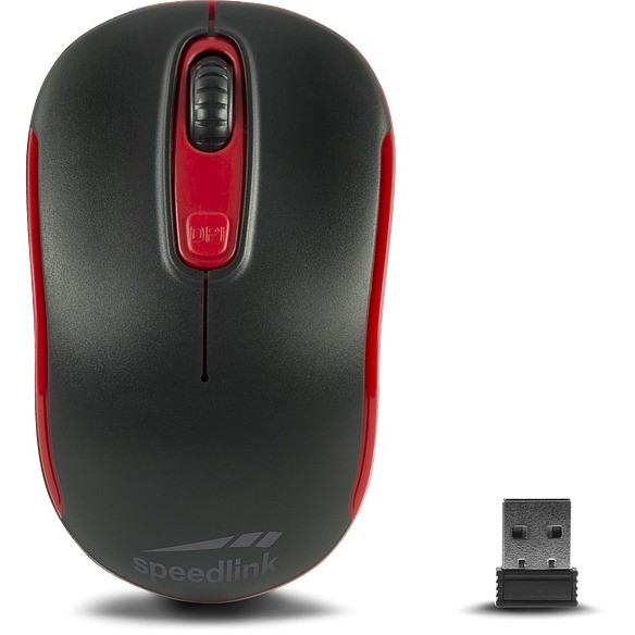 Maus pa kabllo Speedlink CEPTICA / Wireless / E zezë dhe kuqe - Figura 2