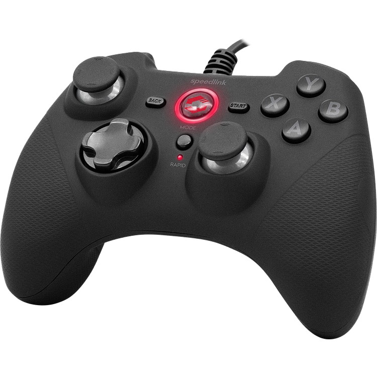 Kontroller Speedlink Gamepad RAIT për PC/PS3/Switch/OLED, i zi - Figura 2