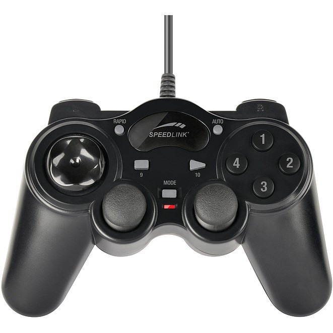 Kontroller Speedlink Gamepad THUNDERSTRIKE për PC, USB, i zi