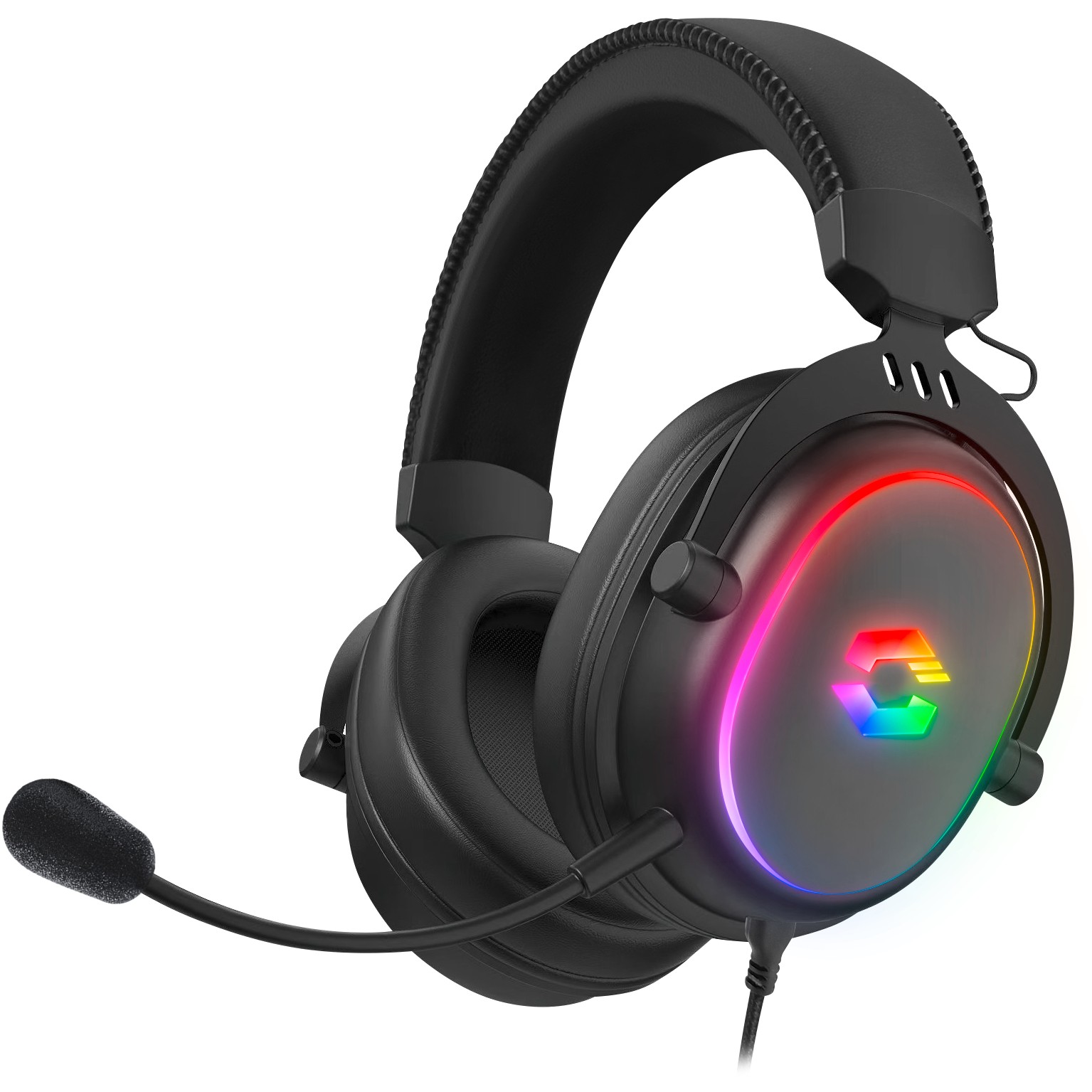 Kufje Gaming Speedlink CONUX RGB. PC/PS5/PS4/Xbox/Switch / E zezë - Figura 2