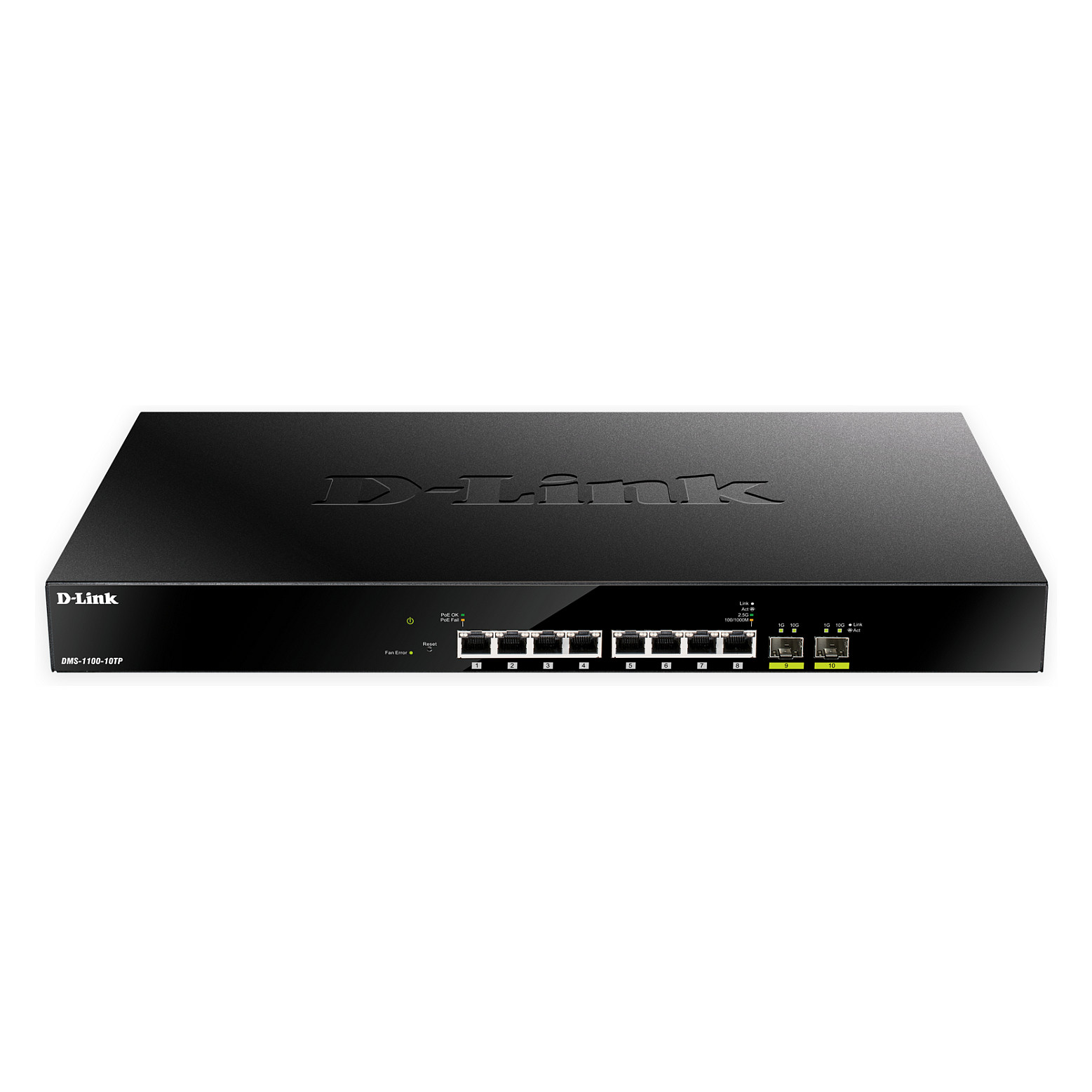 D-Link DMS-1100-10TP 10-Port Multi-Gigabit Smart Managed PoE+ Switch with 8x2.5G Ports, 2x10G SFP+ Uplink & Layer 2 Management - Figura 2