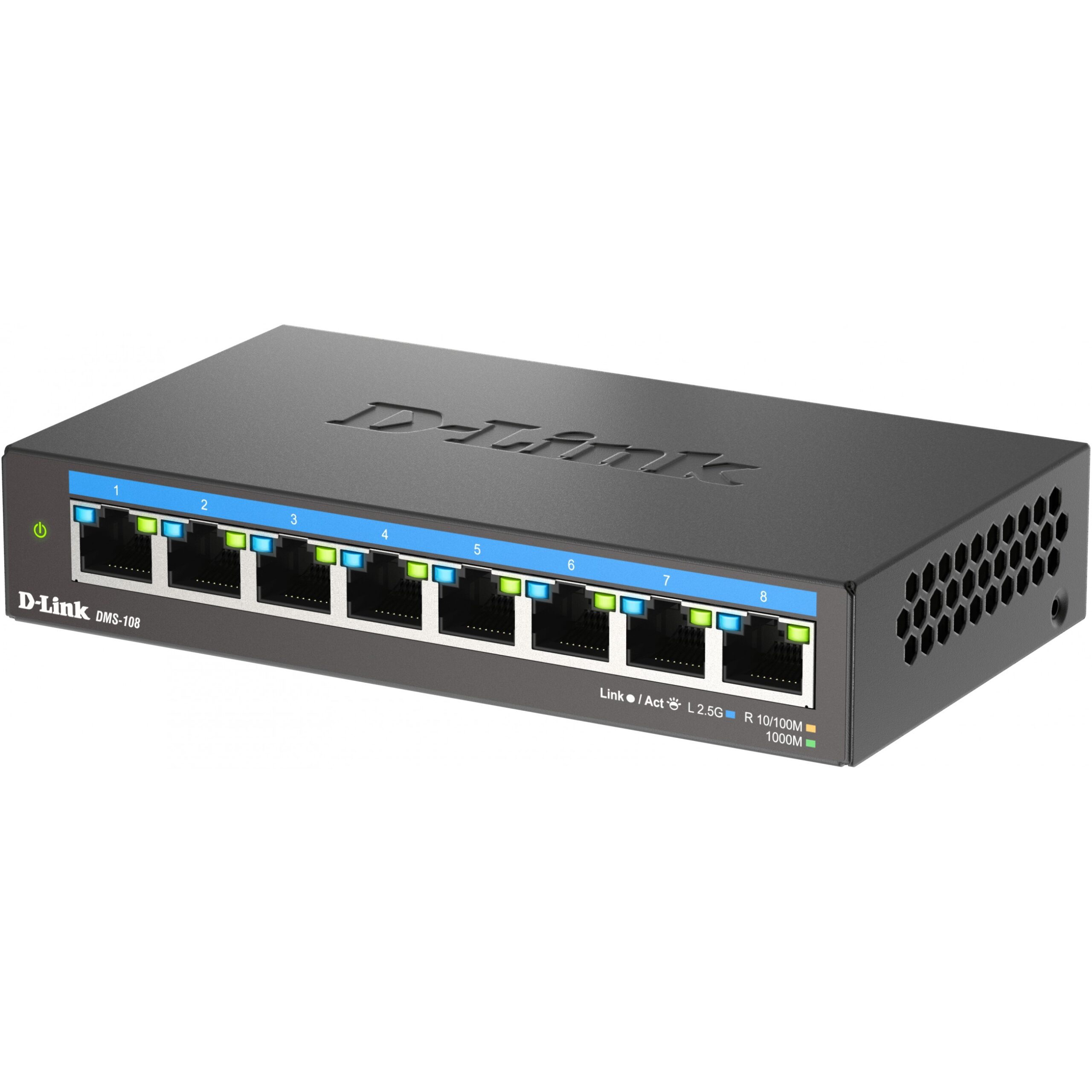 Switch D-Link DMS-108 Multi-Gigabit, Unmanaged, 8 porte - Figura 3
