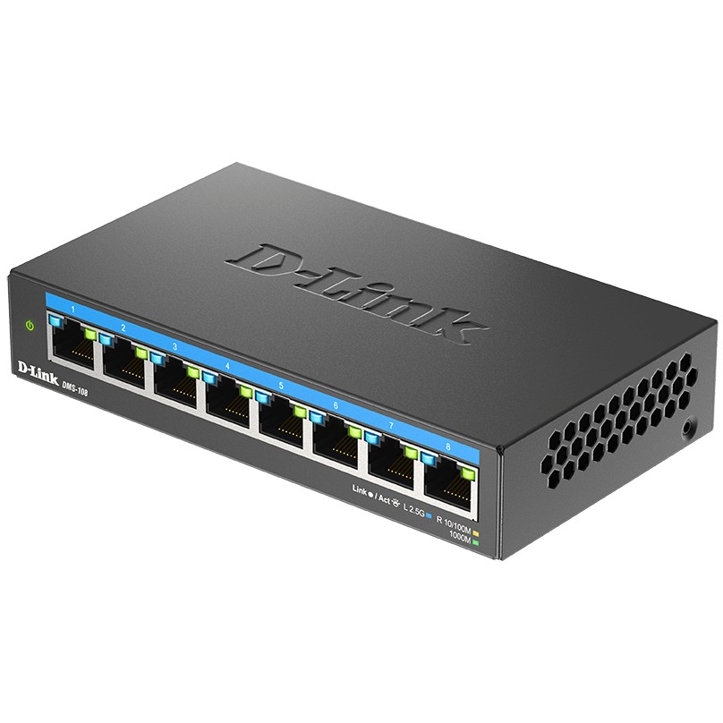 Switch D-Link DMS-108 Multi-Gigabit, Unmanaged, 8 porte - Figura 4