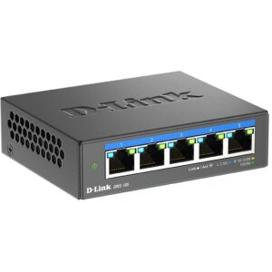 Switch D-Link DMS-105, Multi-Gigabit, Unmanaged, 5 porte