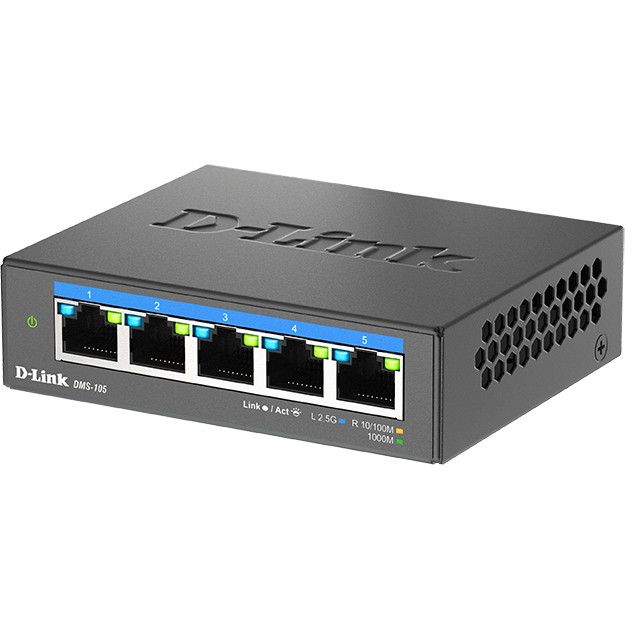 Switch D-Link DMS-105, Multi-Gigabit, Unmanaged, 5 porte - Figura 4