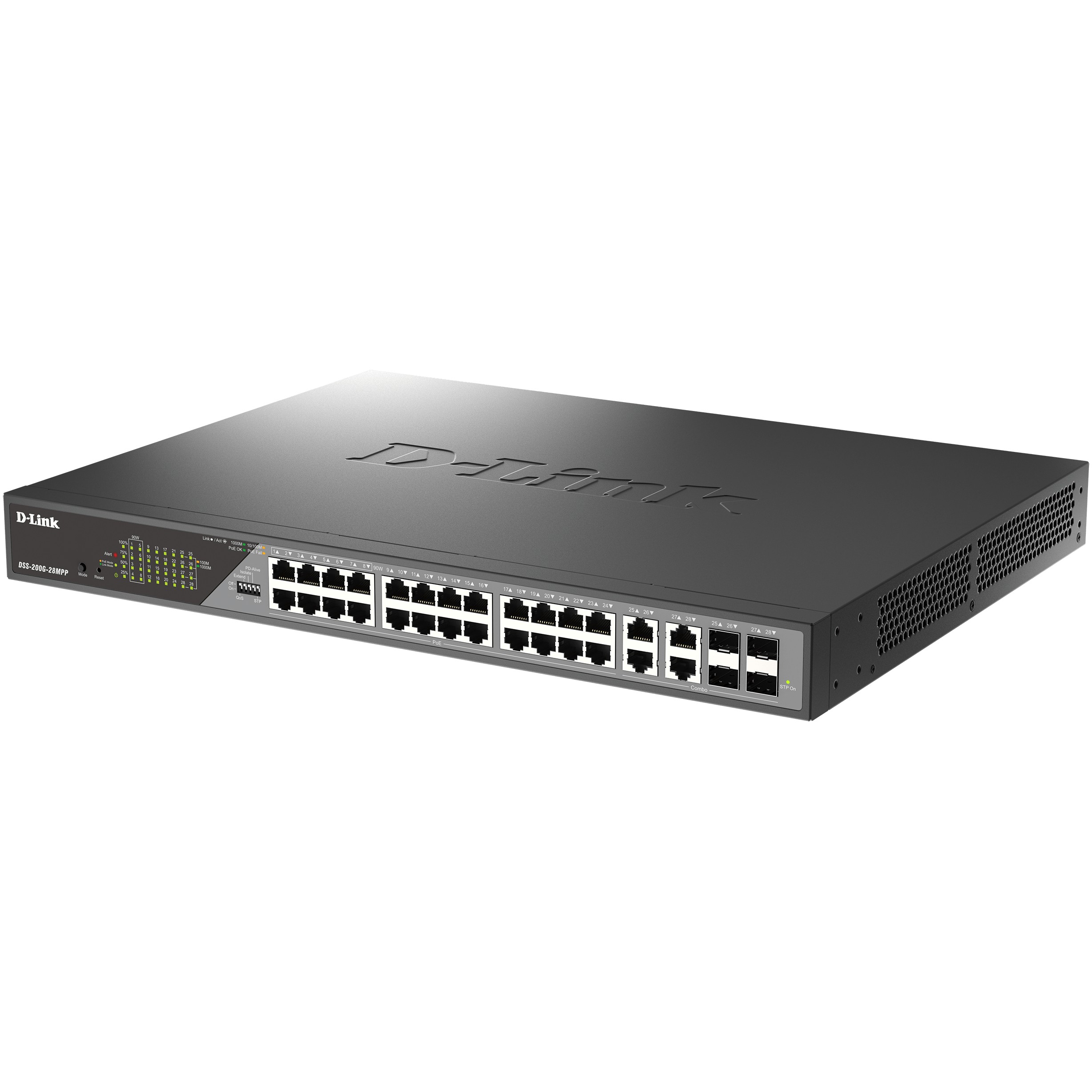 Switch D-Link DSS-200G-28MP/E Desktop Gigabit PoE, 28 porte - Figura 2