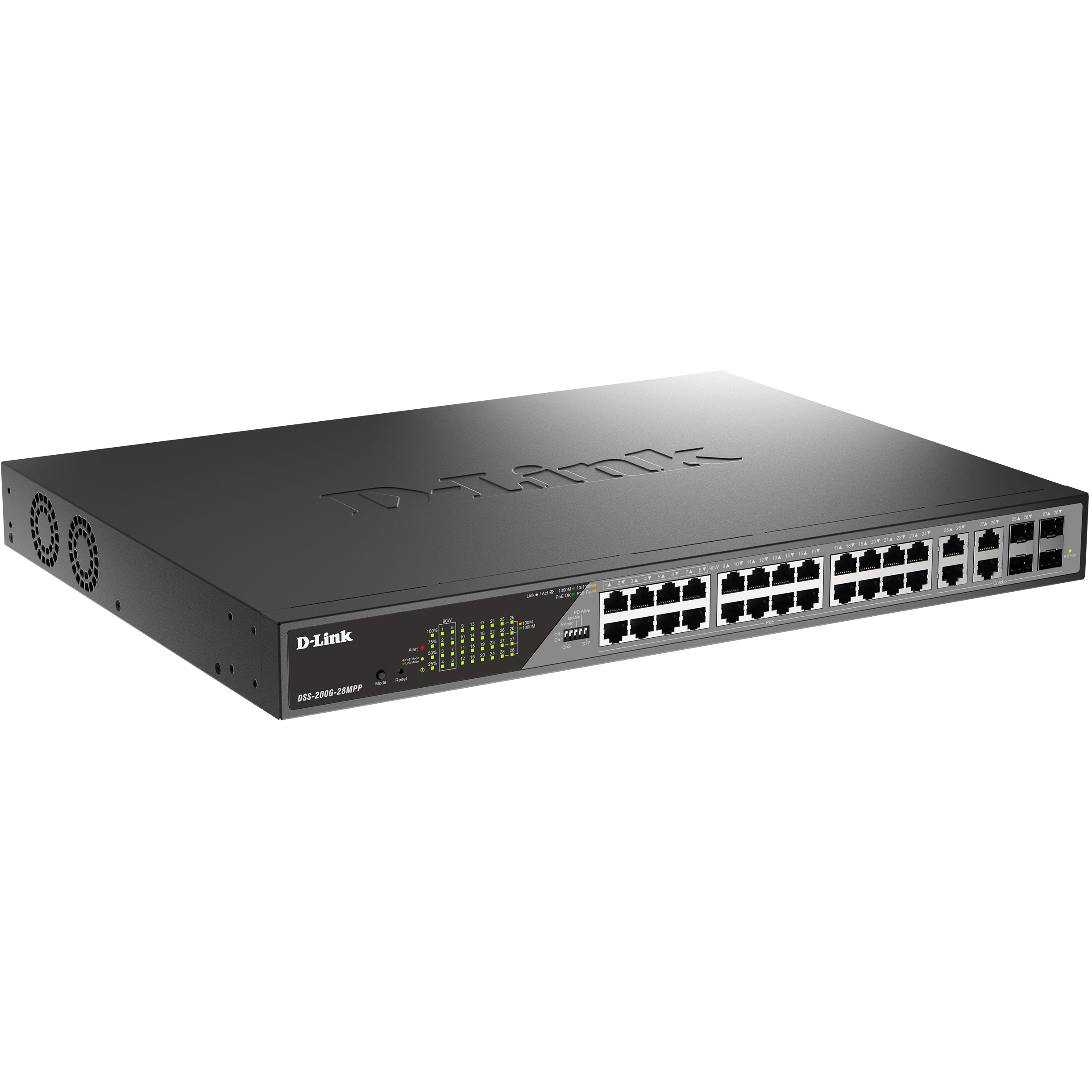 Switch D-Link DSS-200G-28MP/E Desktop Gigabit PoE, 28 porte - Figura 3