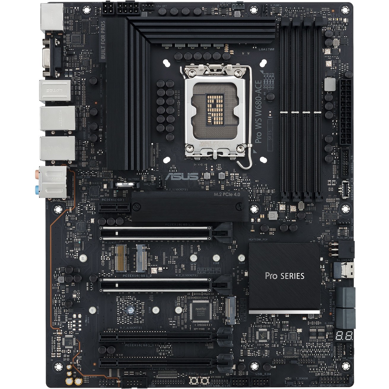 Pllakë Amë MB ASUS PRO WS W680-ACE, Intel 1700, DDR5, ATX ECC