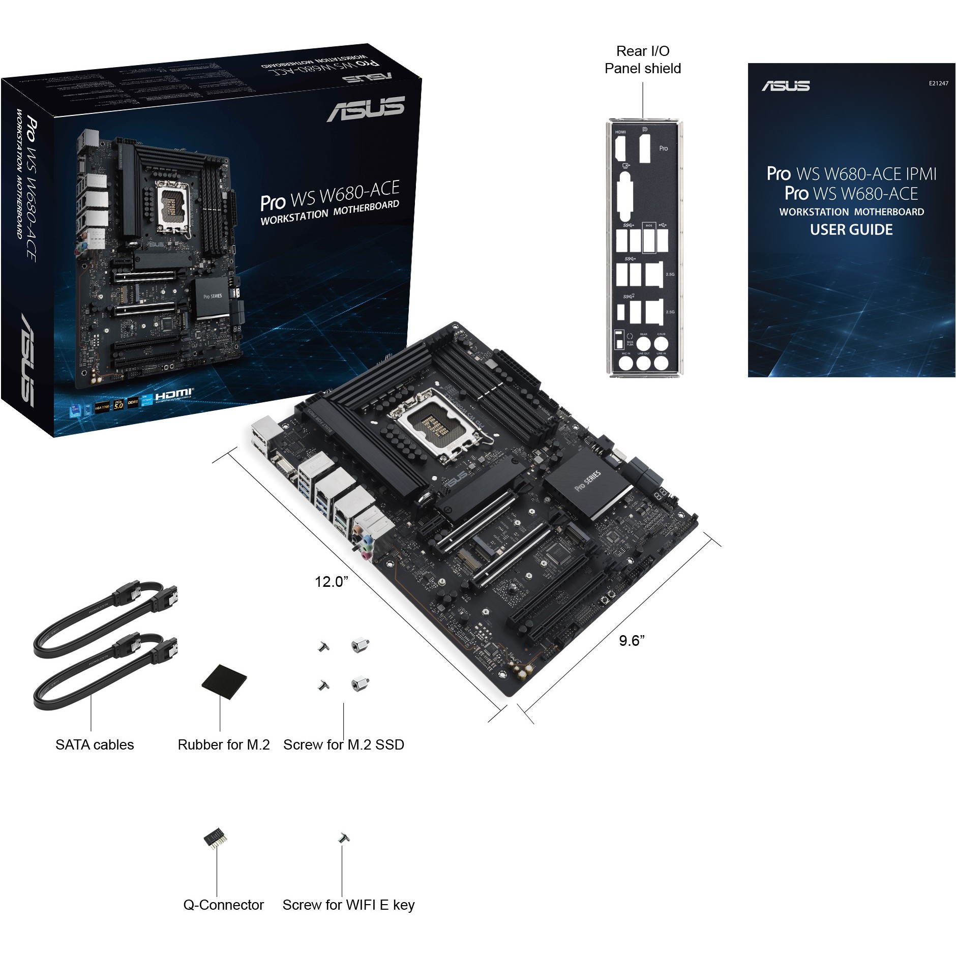 Pllakë Amë MB ASUS PRO WS W680-ACE, Intel 1700, DDR5, ATX ECC - Figura 5
