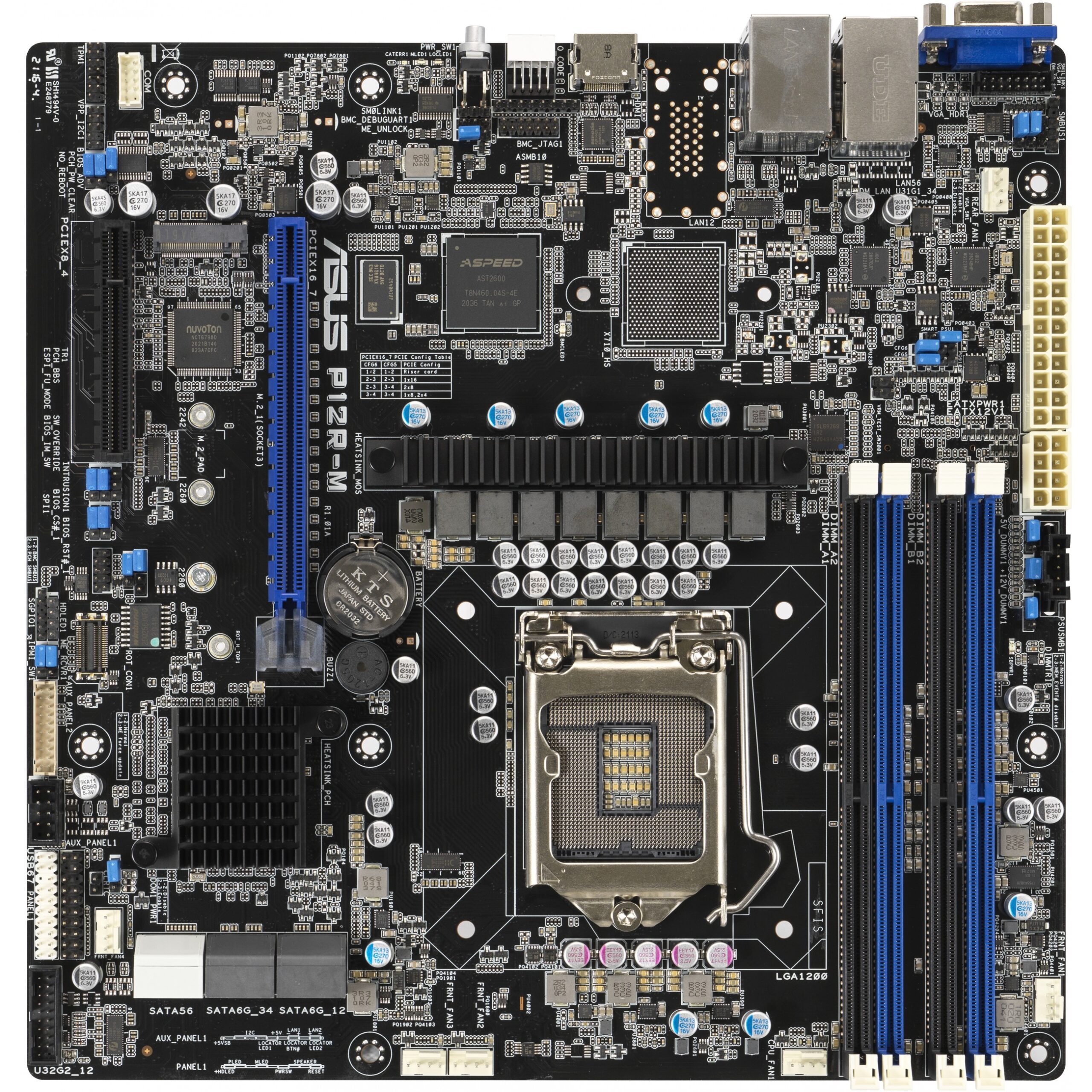 Pllakë Amë MB Intel ASUS P12R-M microATX / LGA 1200 / DDR4