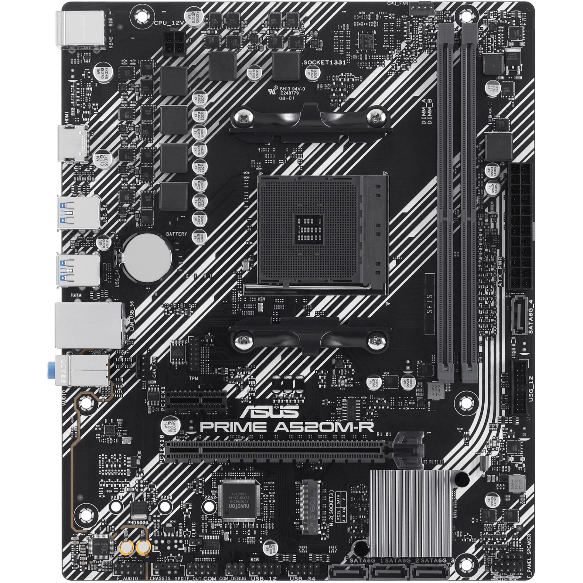 Pllakë Amë ASUS PRIME A520M-R DDR4 mATX - Figura 2