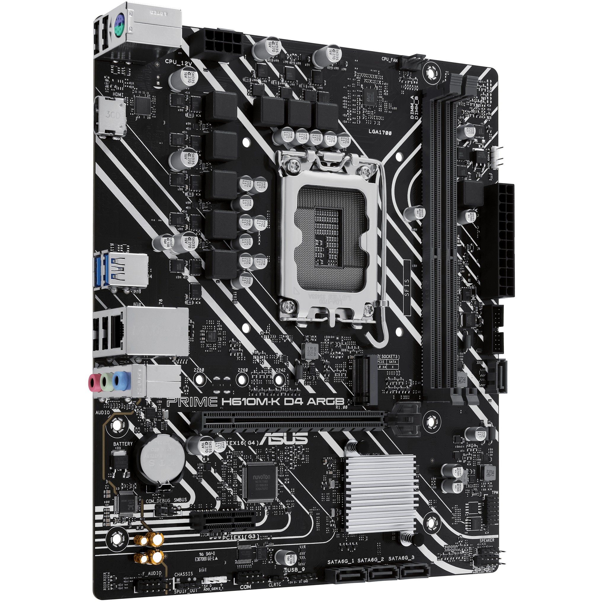 Pllakë Amë MB Intel MB ASUS PRIME H610M-K D4 ARGB / LGA 1700 / DDR4 / mATX - Figura 3