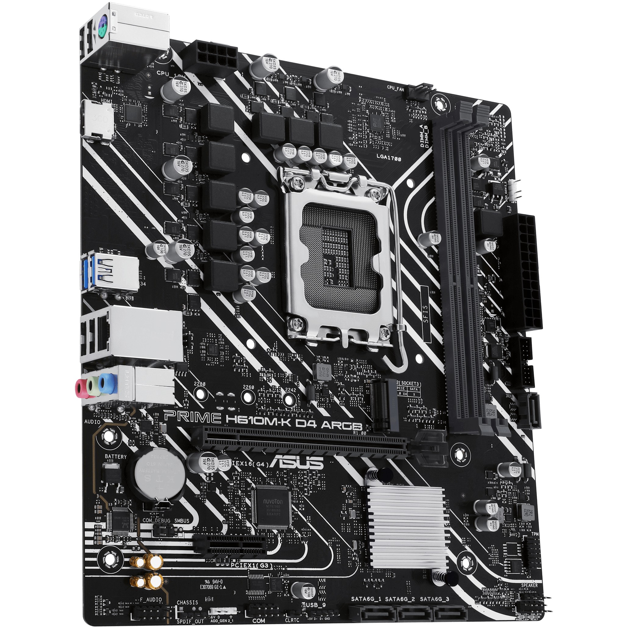 Pllakë Amë MB Intel MB ASUS PRIME H610M-K D4 ARGB / LGA 1700 / DDR4 / mATX - Figura 4
