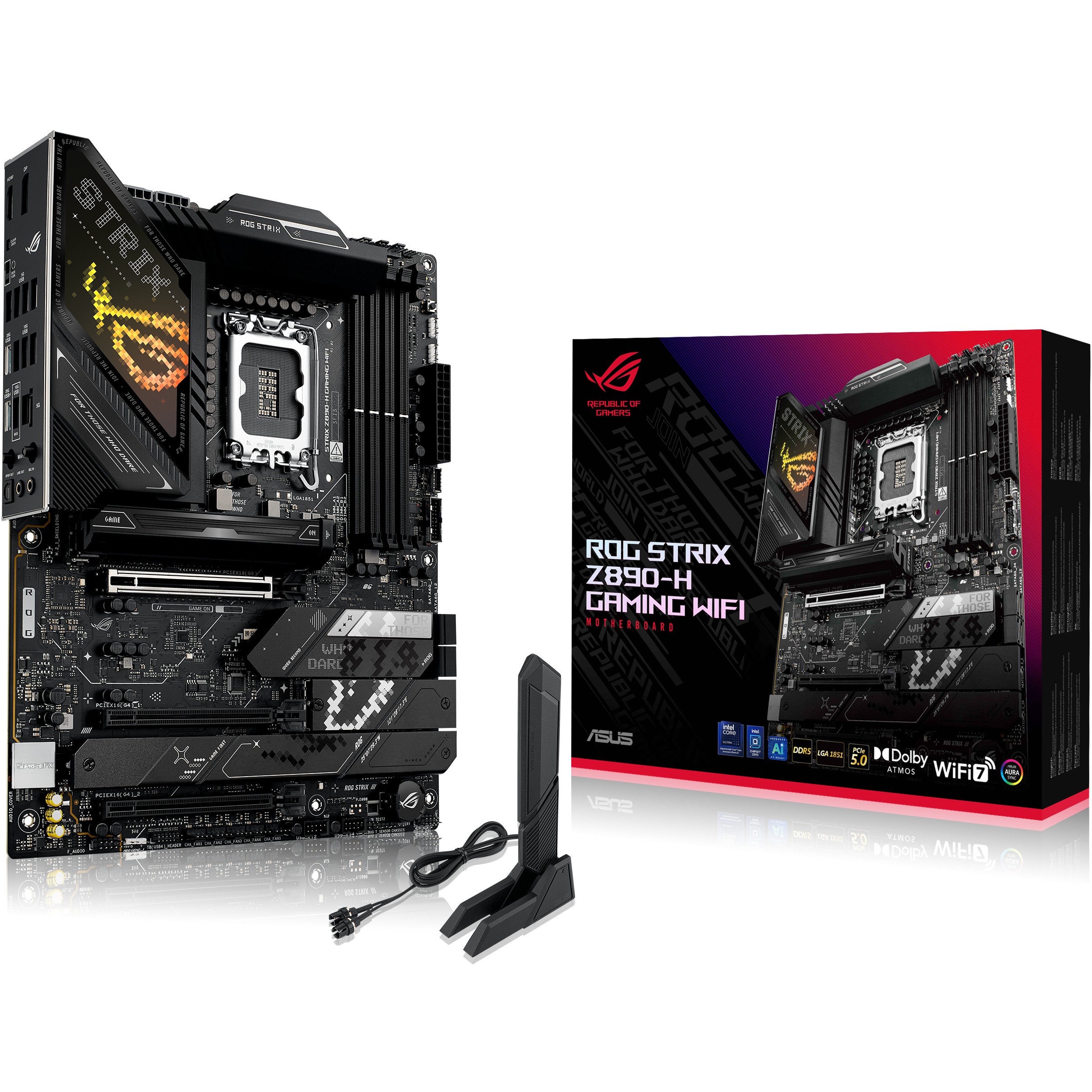 Pllakë Amë MB ASUS ROG STRIX Z890-H GAMING WIFI, Intel 1851, DDR5, ATX - Figura 5