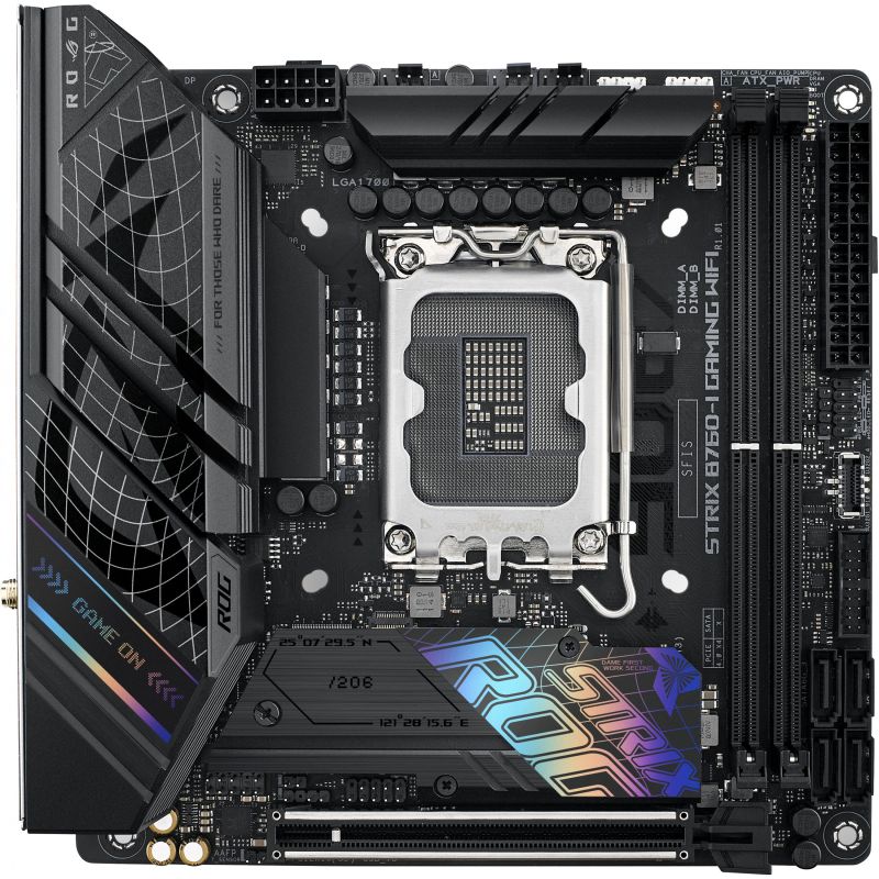 Pllakë Amë ASUS B760-I Gaming / LGA 1700 / mITX / HDMI+DP / DDR5