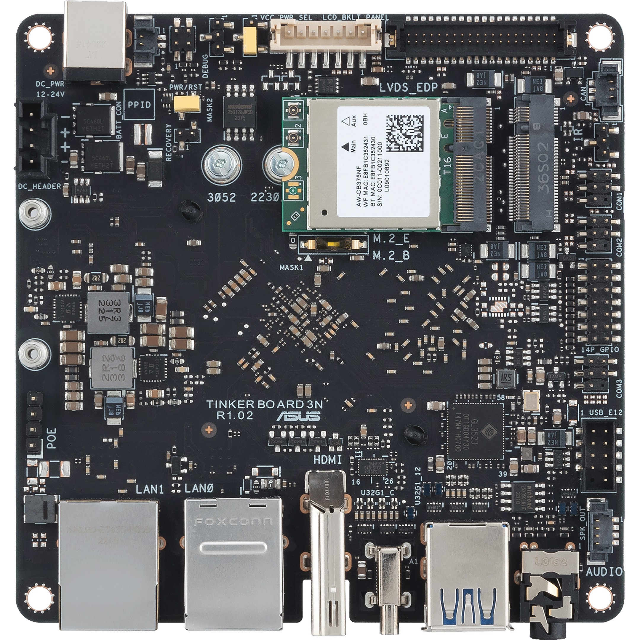 Kompjuter ASUS TINKER BOARD 3N PLUS RK3568 / 4G / 32G - Figura 3