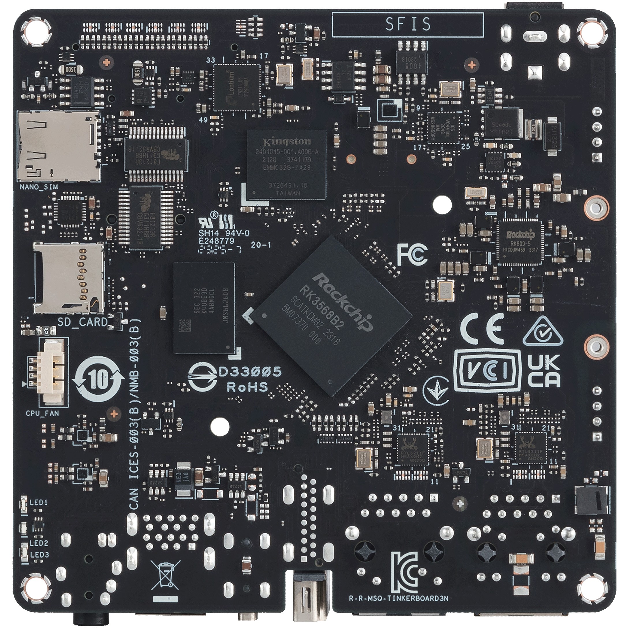 Kompjuter ASUS TINKER BOARD 3N PLUS RK3568 / 4G / 32G - Figura 4