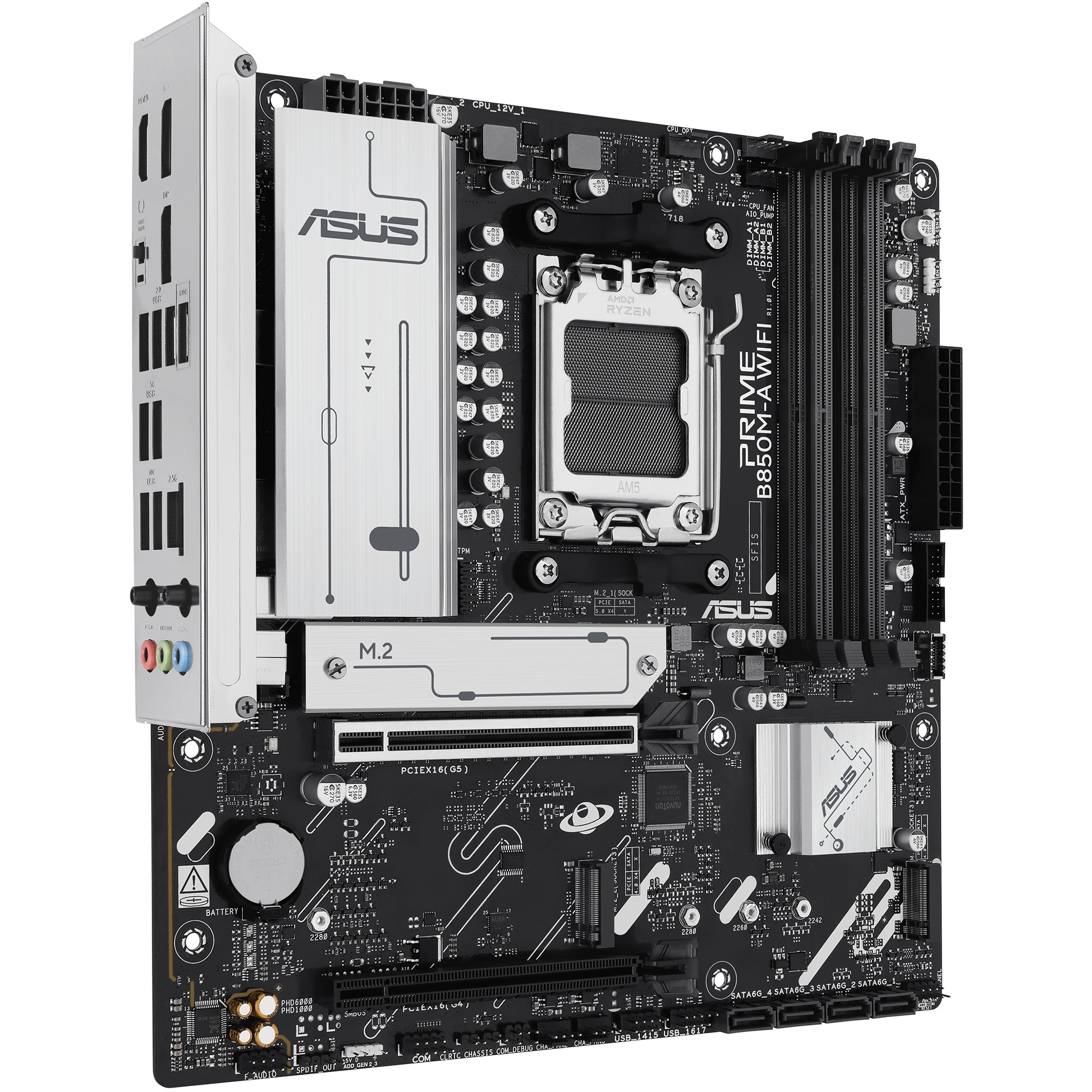 Pllakë Amë MB AMD ASUS PRIME B850M-A WIFI / AM5 / DDR5 / HDMI+DP - Figura 4