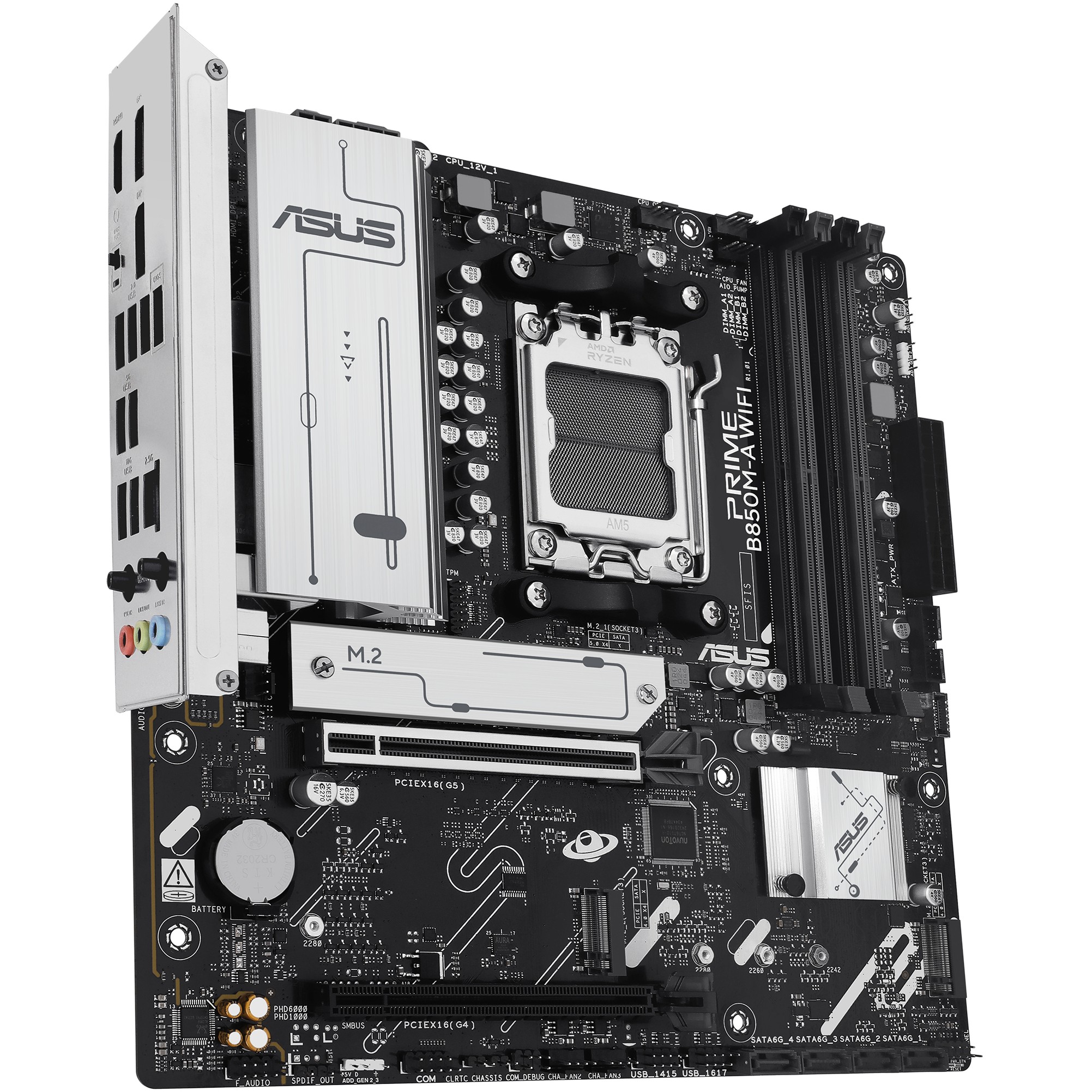 Pllakë Amë MB AMD ASUS PRIME B850M-A WIFI / AM5 / DDR5 / HDMI+DP - Figura 5
