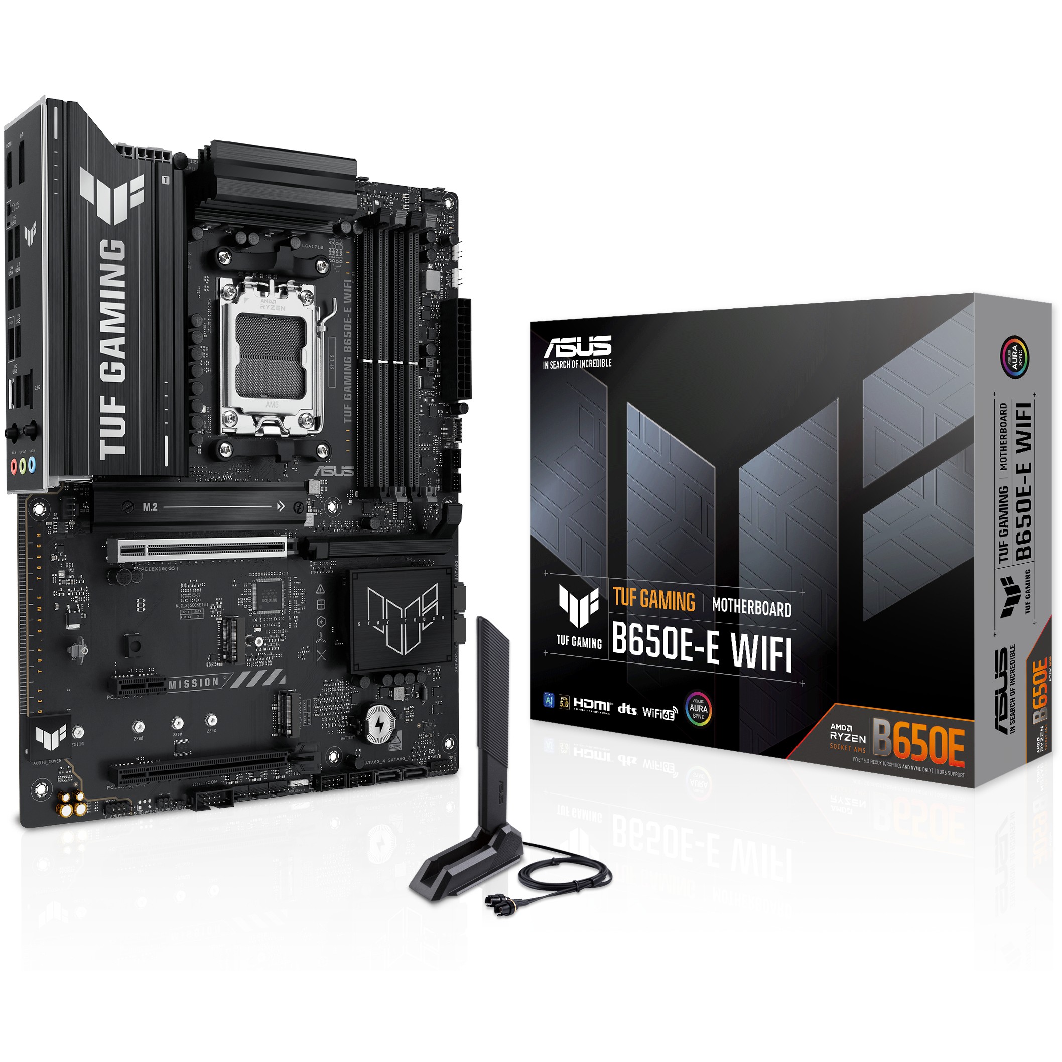 Pllakë Amë AMD AM5 ASUS TUF GAMING B650E-E WIFI / DDR5 / HDMI+DP