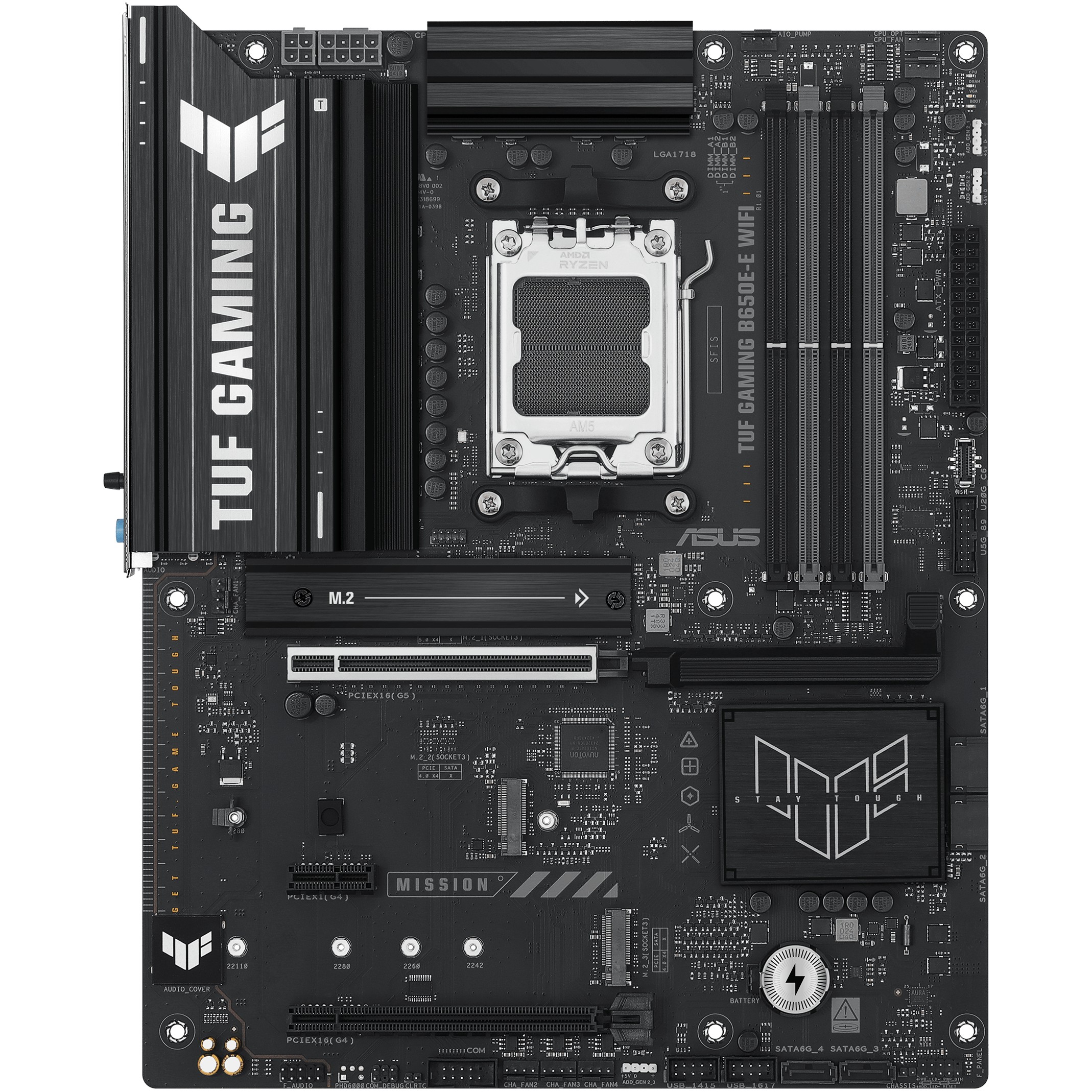 Pllakë Amë AMD AM5 ASUS TUF GAMING B650E-E WIFI / DDR5 / HDMI+DP - Figura 2