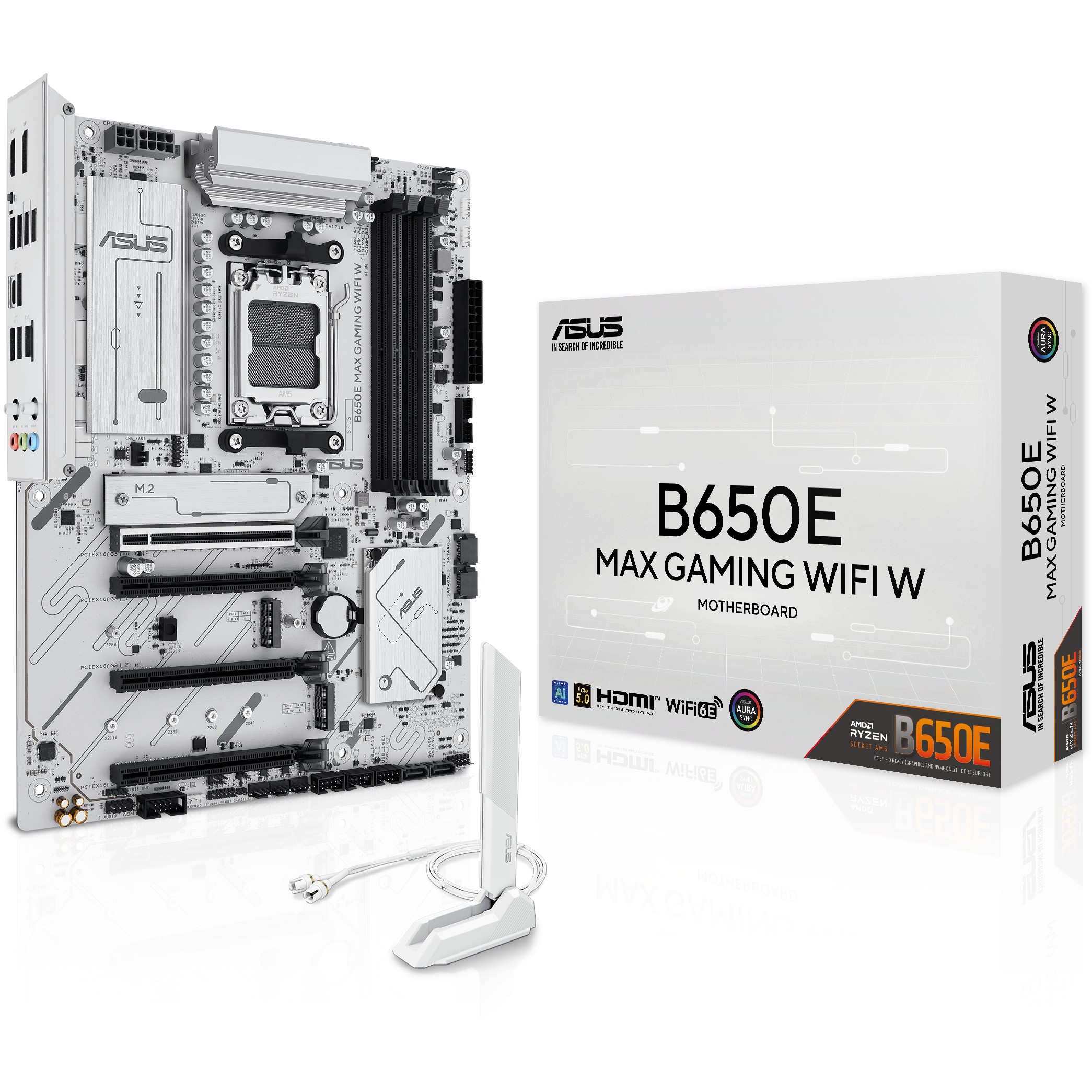 Pllakë Amë AMD AM5 ASUS B650E MAX GAMING WIFI W / DDR5 / ATX