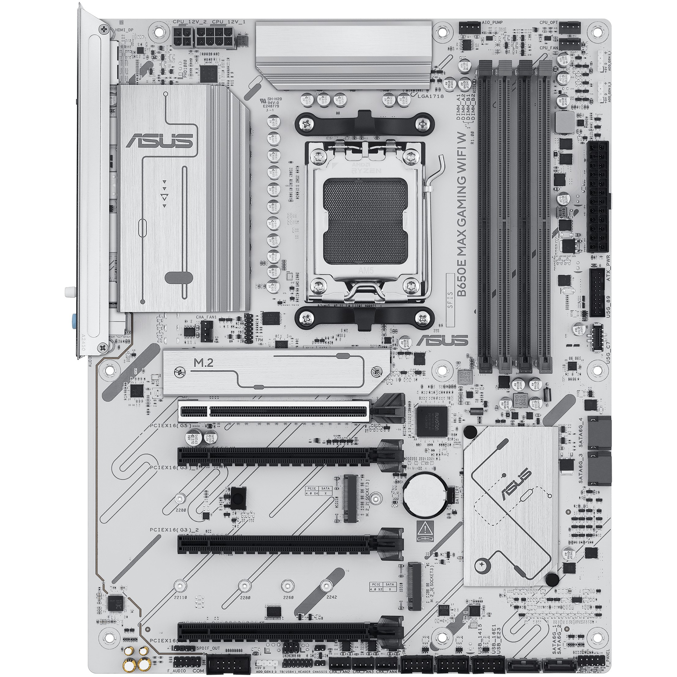 Pllakë Amë AMD AM5 ASUS B650E MAX GAMING WIFI W / DDR5 / ATX - Figura 2