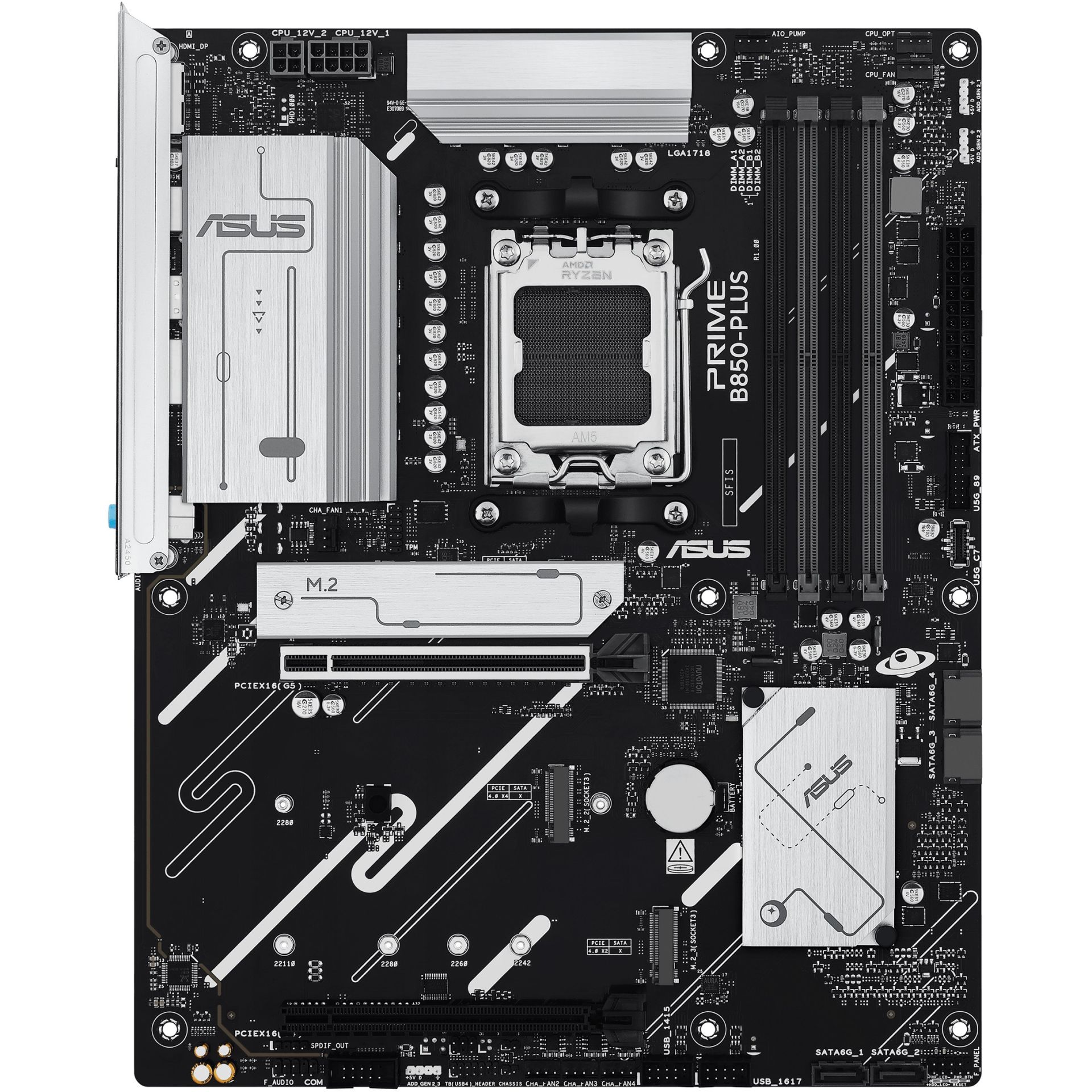 Pllakë Amë MB AMD ASUS PRIME B850 PLUS CSM / AM5 / DDR5 / HDMI+DP - Figura 2