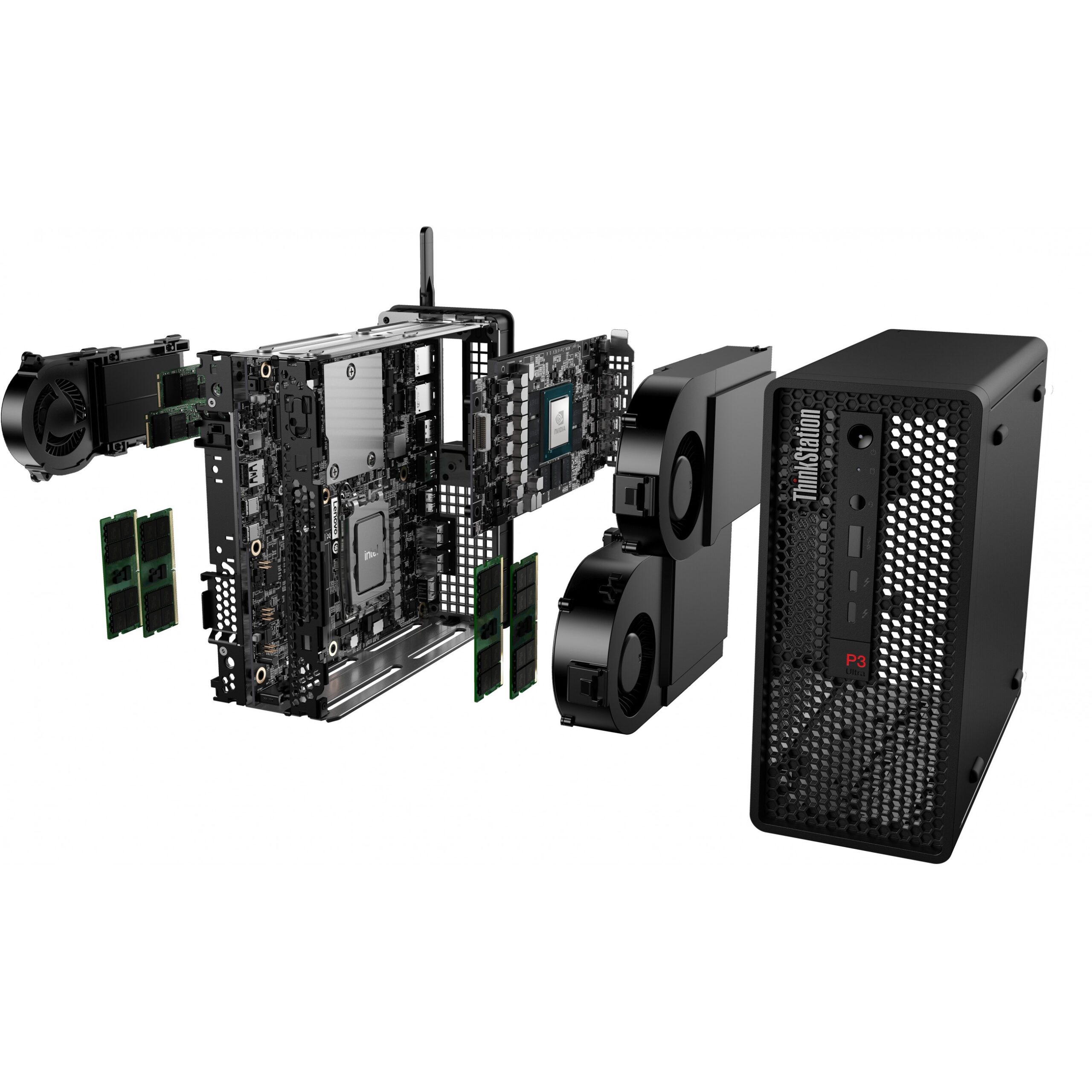 Kompjuter pune Lenovo ThinkStation P3 Ultra i9-14900 2x32/1TB 2000ADA W11P - Figura 4
